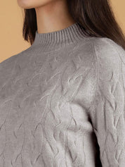 Kotty Women Cable Knit Pullover Sweater