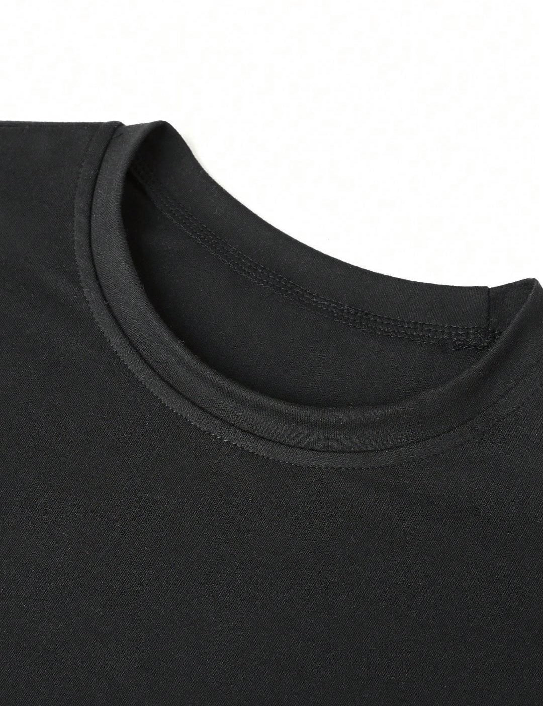 Kotty Girls Graphic Printed Round Neck Cotton Oversized T-shirt