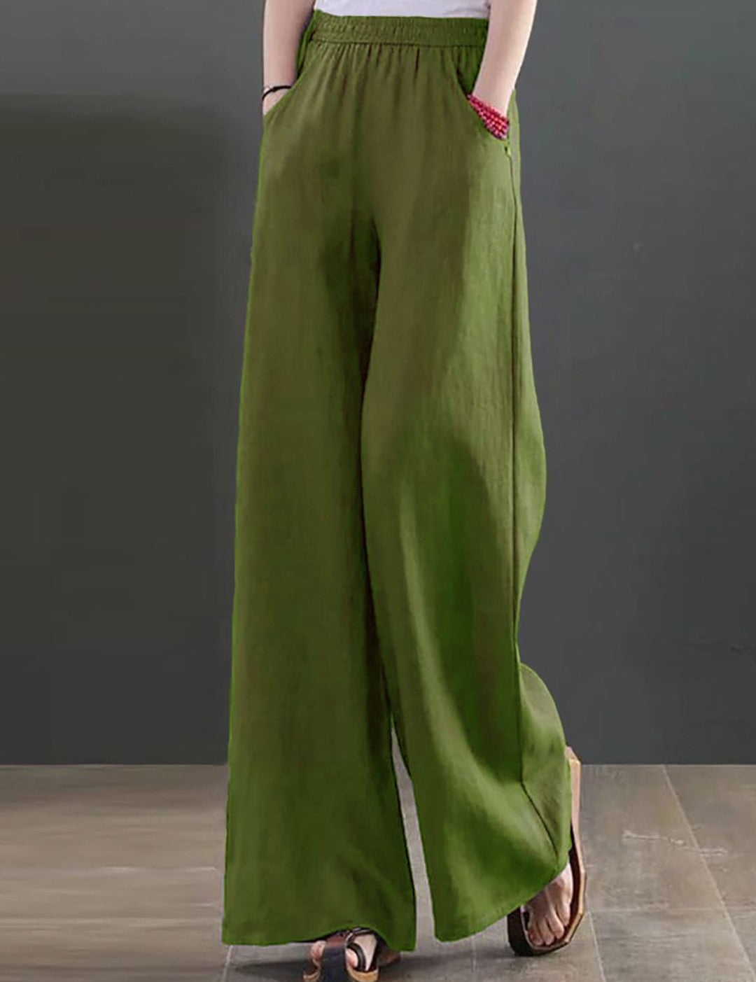 Kotty Women Wide Leg High-Rise Parallel Trousers