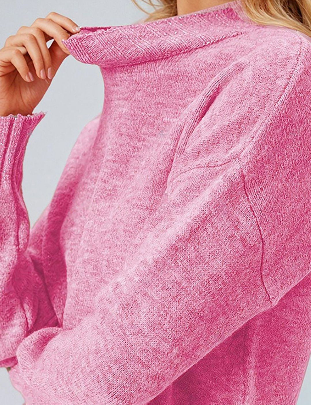 Kotty Women Cotton Round Neck Long Sleeves Pullover Sweaters