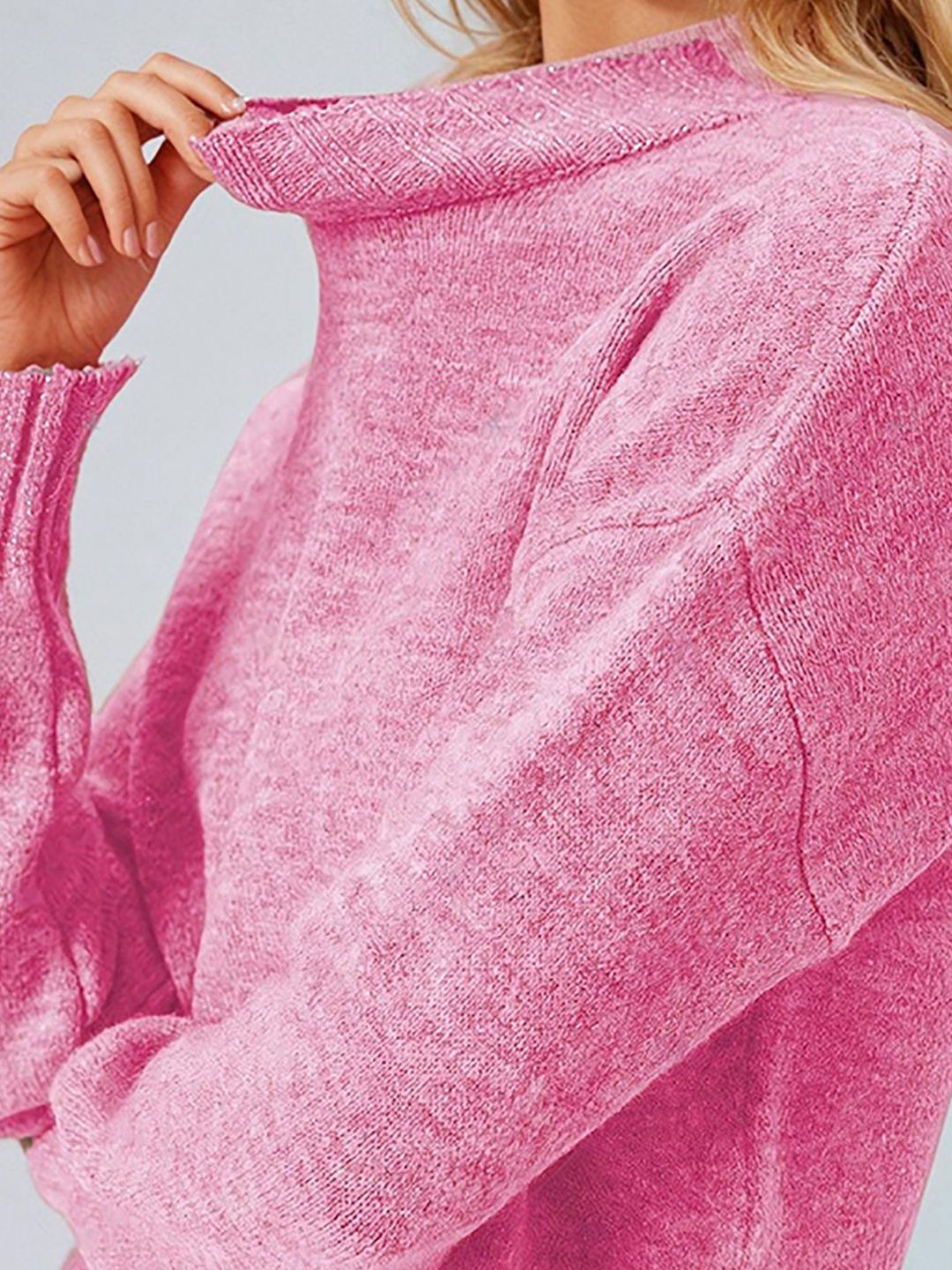 Kotty Women Cotton Round Neck Long Sleeves Pullover Sweaters