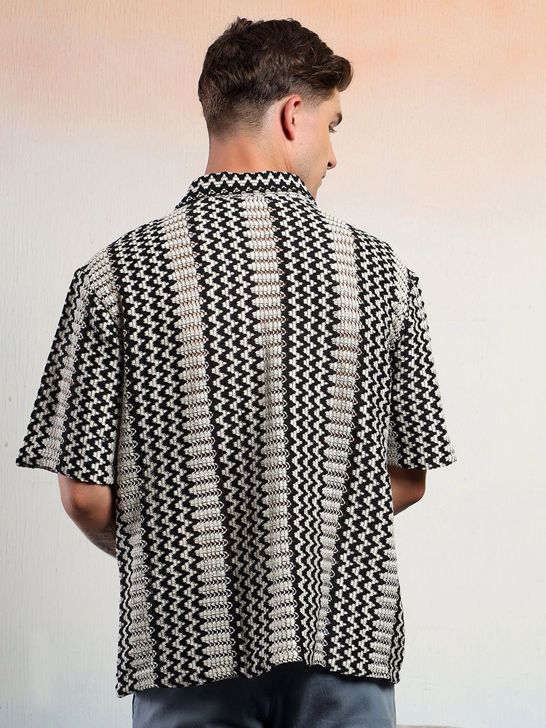 Kotty Men  Striped Casual Shirt