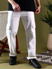 Kotty Men Jean Low-Rise Light Fade Stretchable Jeans