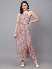 Kotty Women Graphic Printed A-Line Maxi Dress