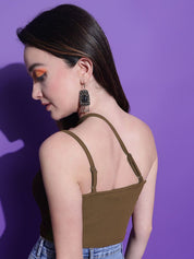 Kotty Women Solid One Shoulder Top