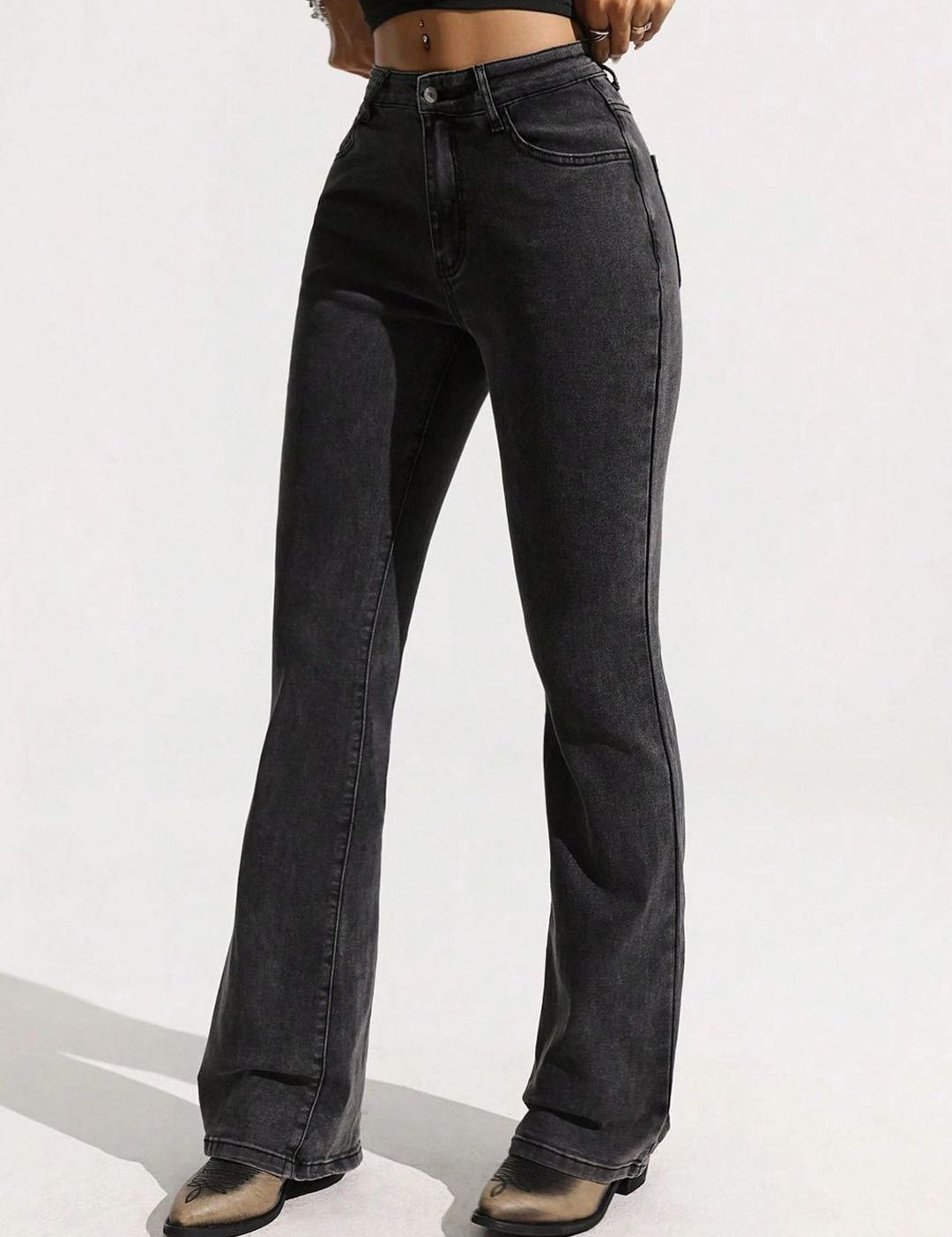 Kotty Women Jean Bootcut High-Rise Stretchable Jeans