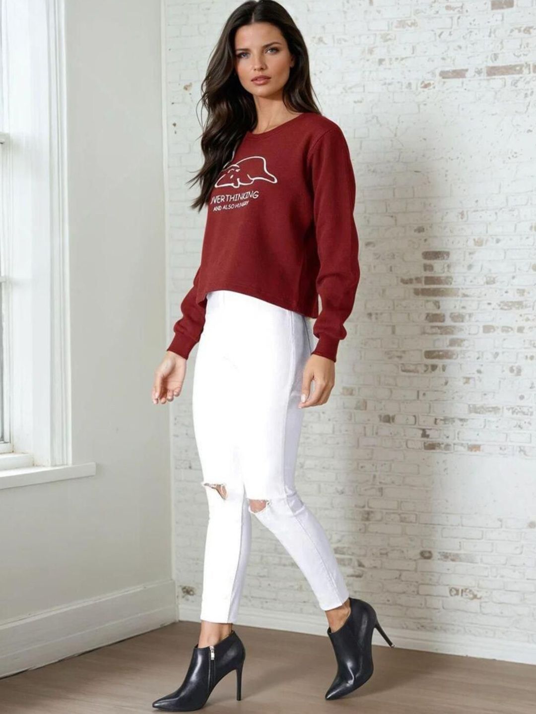 Kotty Women Printed Sweatshirt