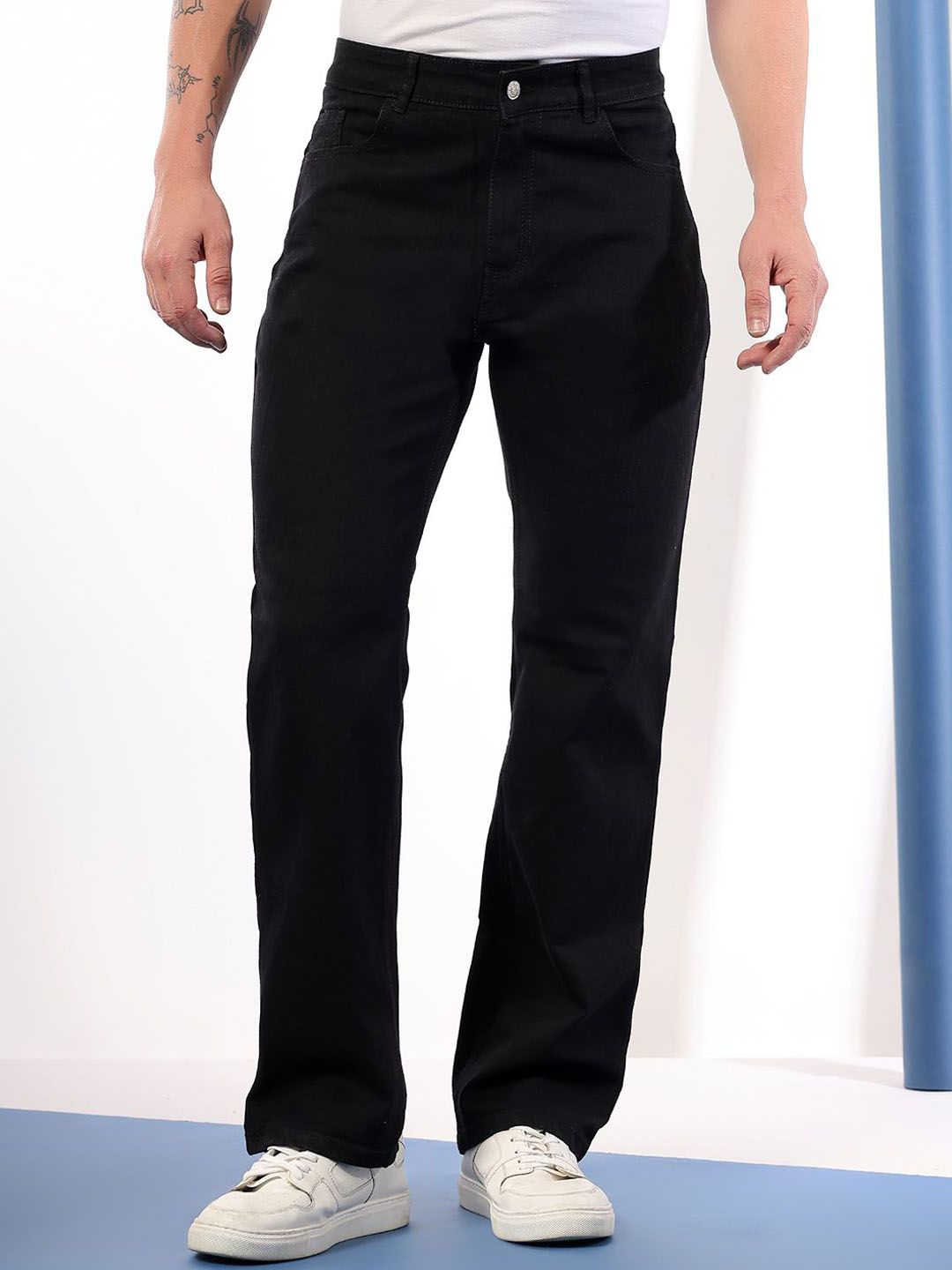 Kotty Men Comfort Fit Mid-Rise Stretchable Jeans