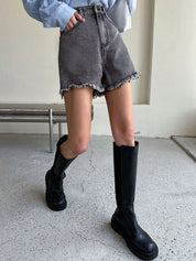 Kotty Women High-Rise Denim Shorts