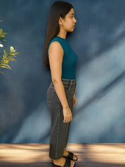 Kotty Women Regular Fit High-Rise Faded Stretchable Jeans