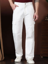Kotty Men Relaxed Easy Wash Cargos Trousers