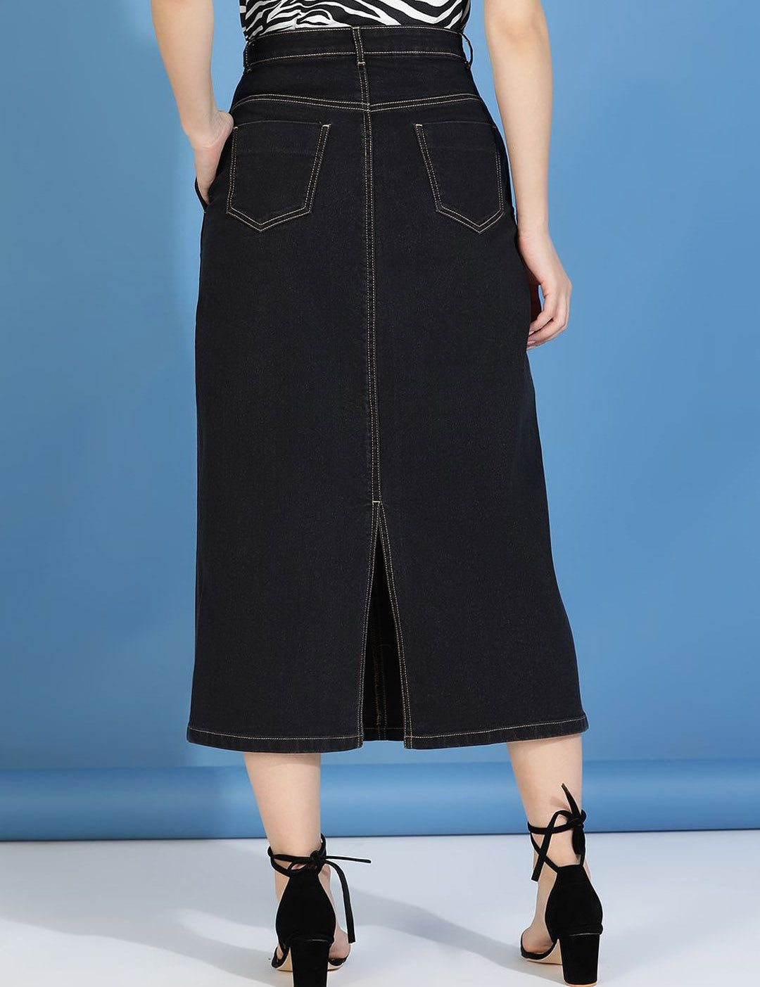 Kotty Straight Midi Skirt