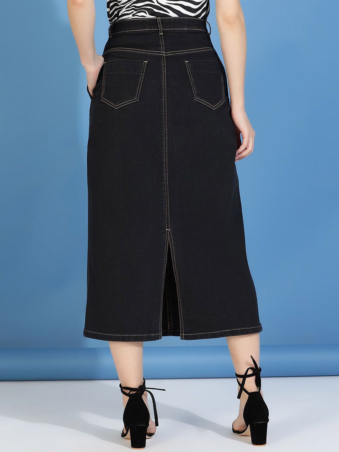 Kotty Straight Midi Skirt