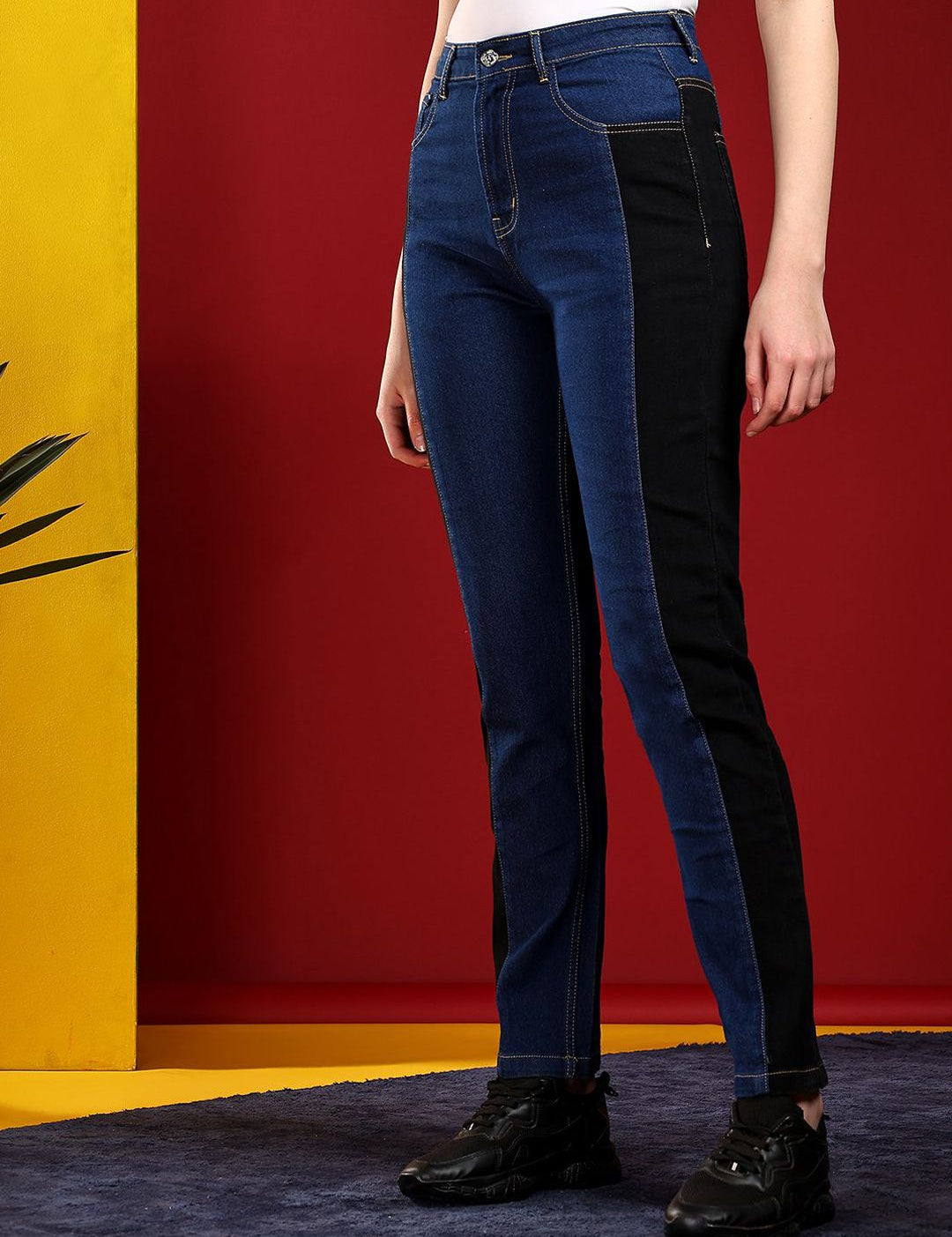 Kotty Women Jean Skinny Fit High-Rise Stretchable Jeans