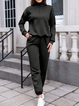 Kotty High Neck Sweatshirt With Joggers Co-Ords