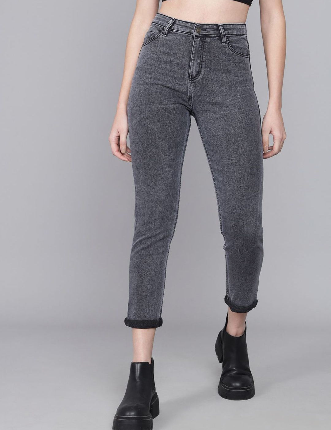 Kotty Women Jean Skinny Fit High-Rise Stretchable Jeans