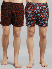 KOTTY Pack of 2 Printed Men Boxer