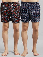KOTTY Pack of 2 Printed Men Boxer