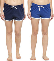 KOTTY Pack of 2 Solid Women Multicolor Night Shorts