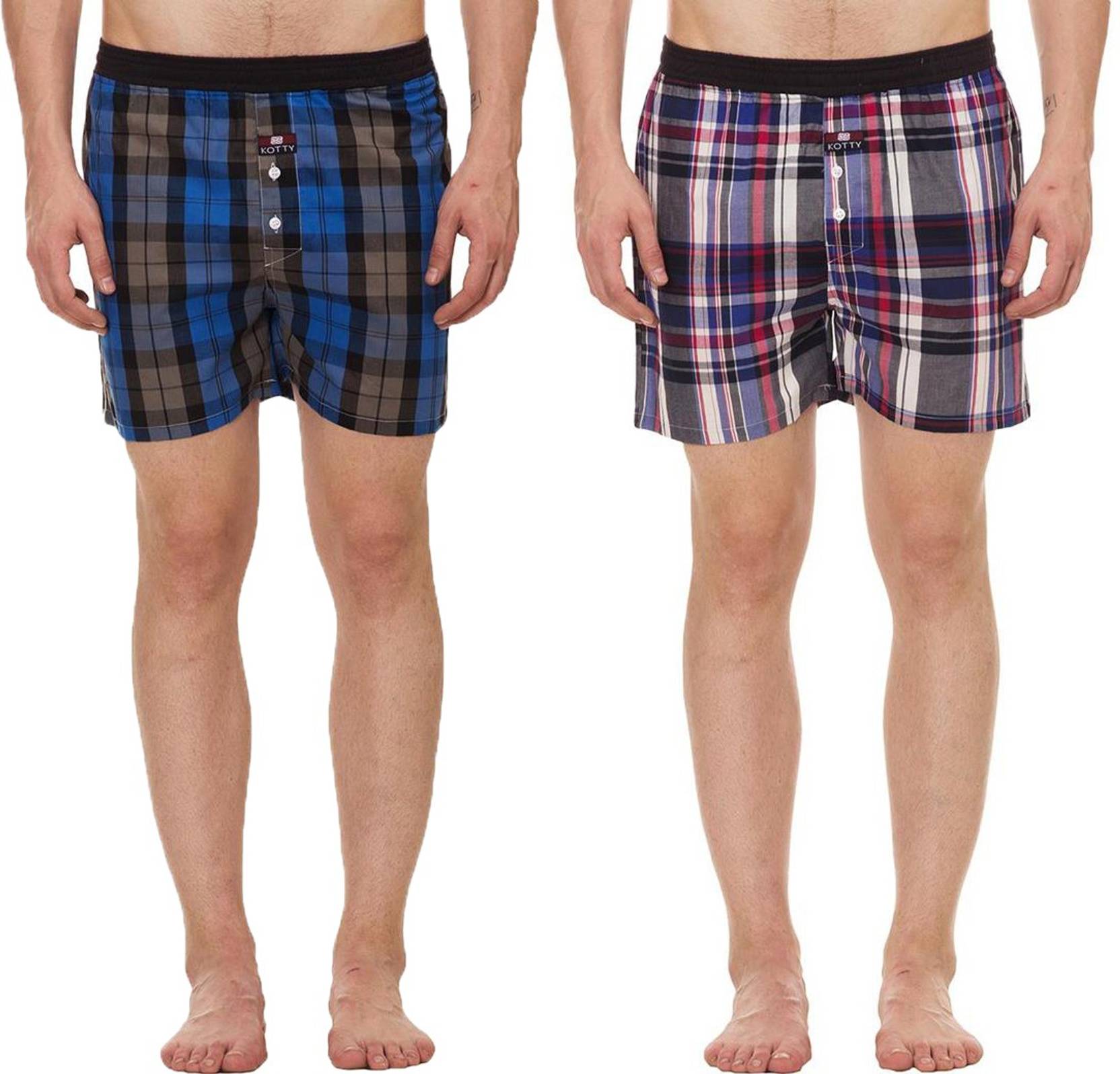 KOTTY Pack of 2 Striped Men Boxer