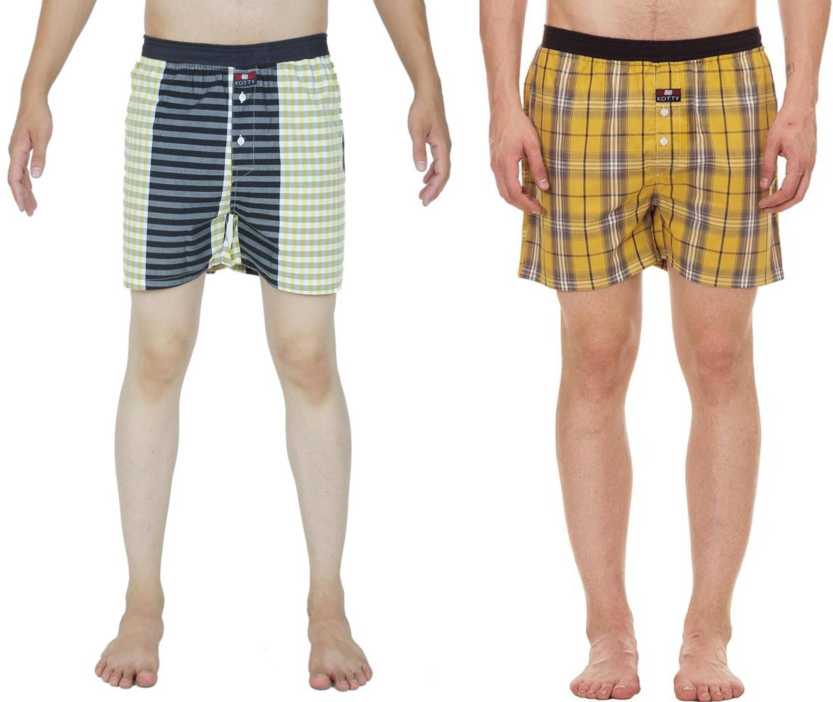 KOTTY Pack of 2 Striped Men Boxer