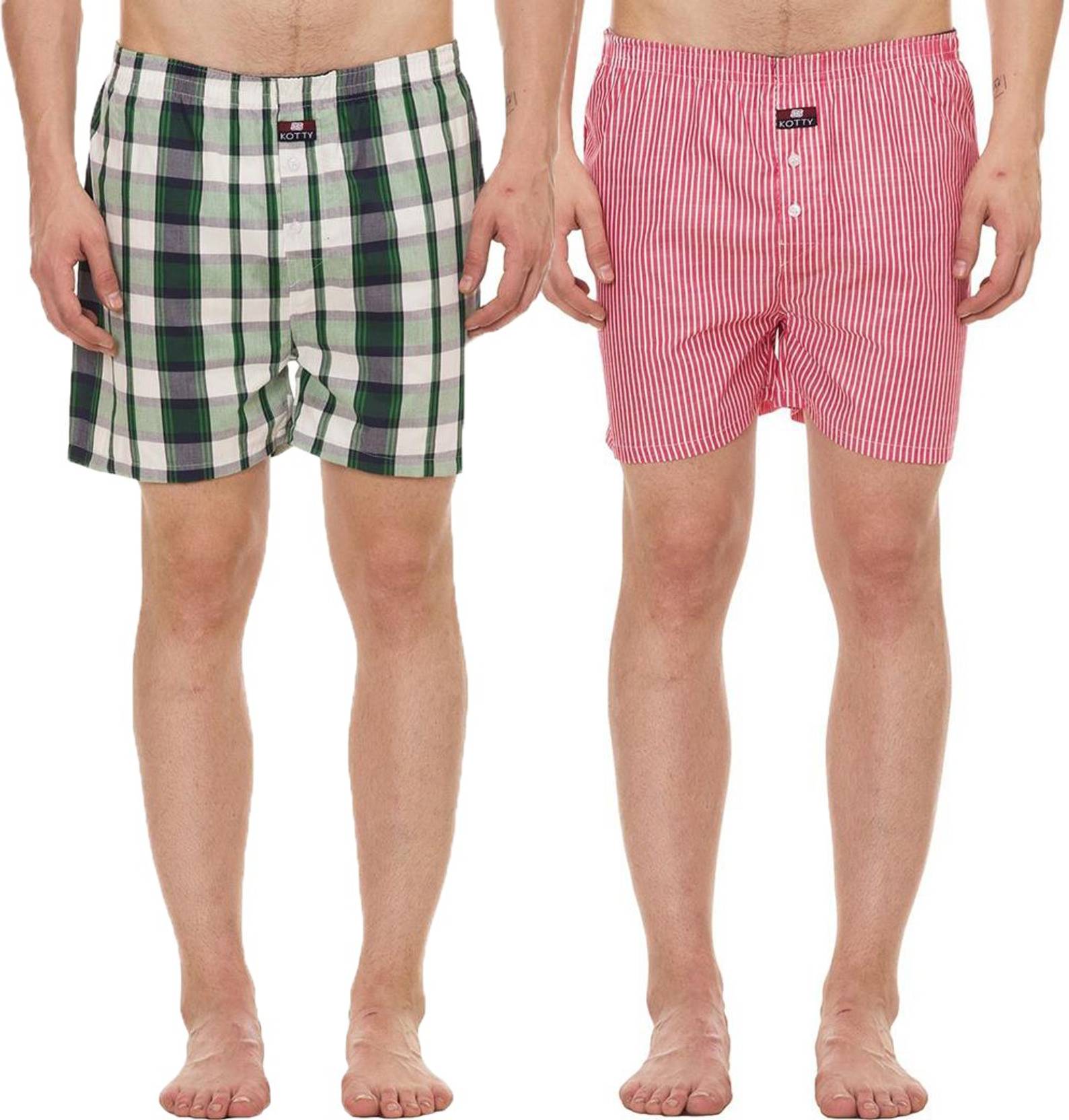KOTTY Pack of 2 Striped Men Boxer