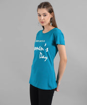 KOTTY Pack of 2 Women Printed Round Neck Pure Cotton Multicolor T-Shirt