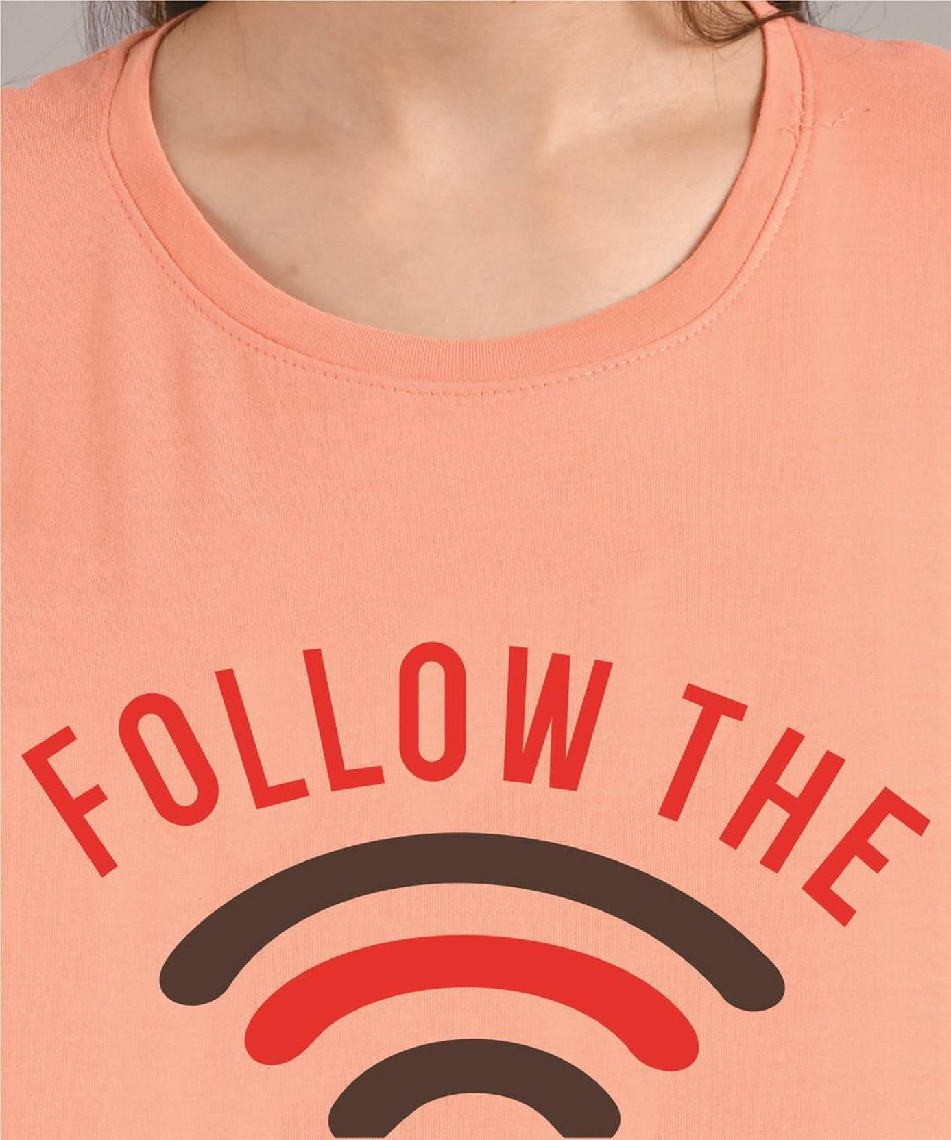 KOTTY Pack of 2 Women Printed Round Neck Pure Cotton Multicolor T-Shirt