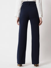 KOTTY Pack of 2 Women Regular Fit Multicolor Viscose Rayon Trousers