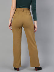 KOTTY Pack of 2 Women Regular Fit Multicolor Viscose Rayon Trousers