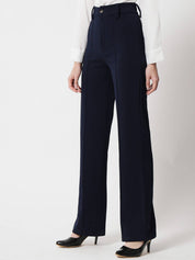 KOTTY Pack of 2 Women Regular Fit Multicolor Viscose Rayon Trousers