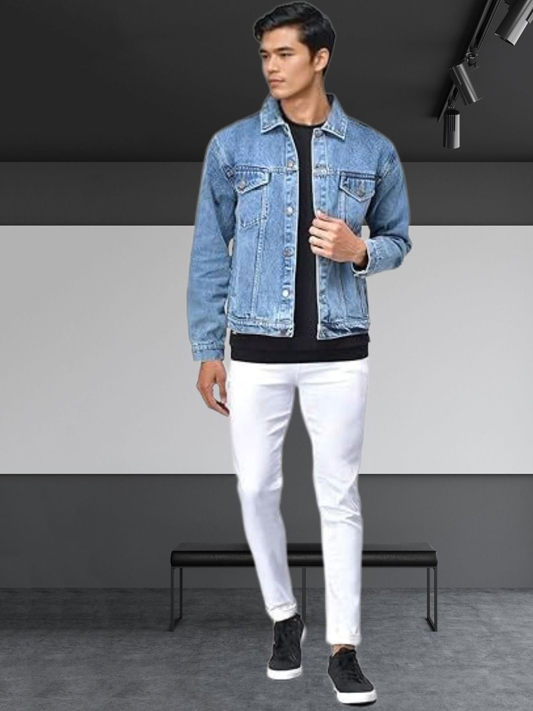 Kotty Open Front Denim Jacket