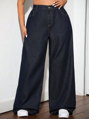 Kotty Women Wide Leg High-Rise Stretchable Jeans