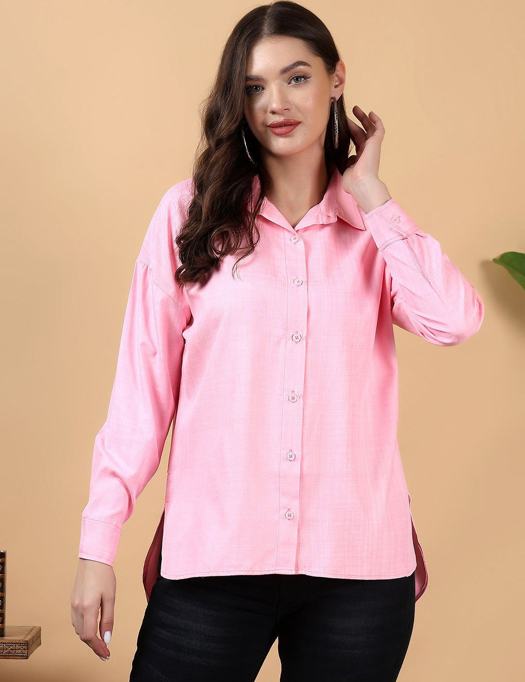 Kotty Women Opaque Casual Shirt