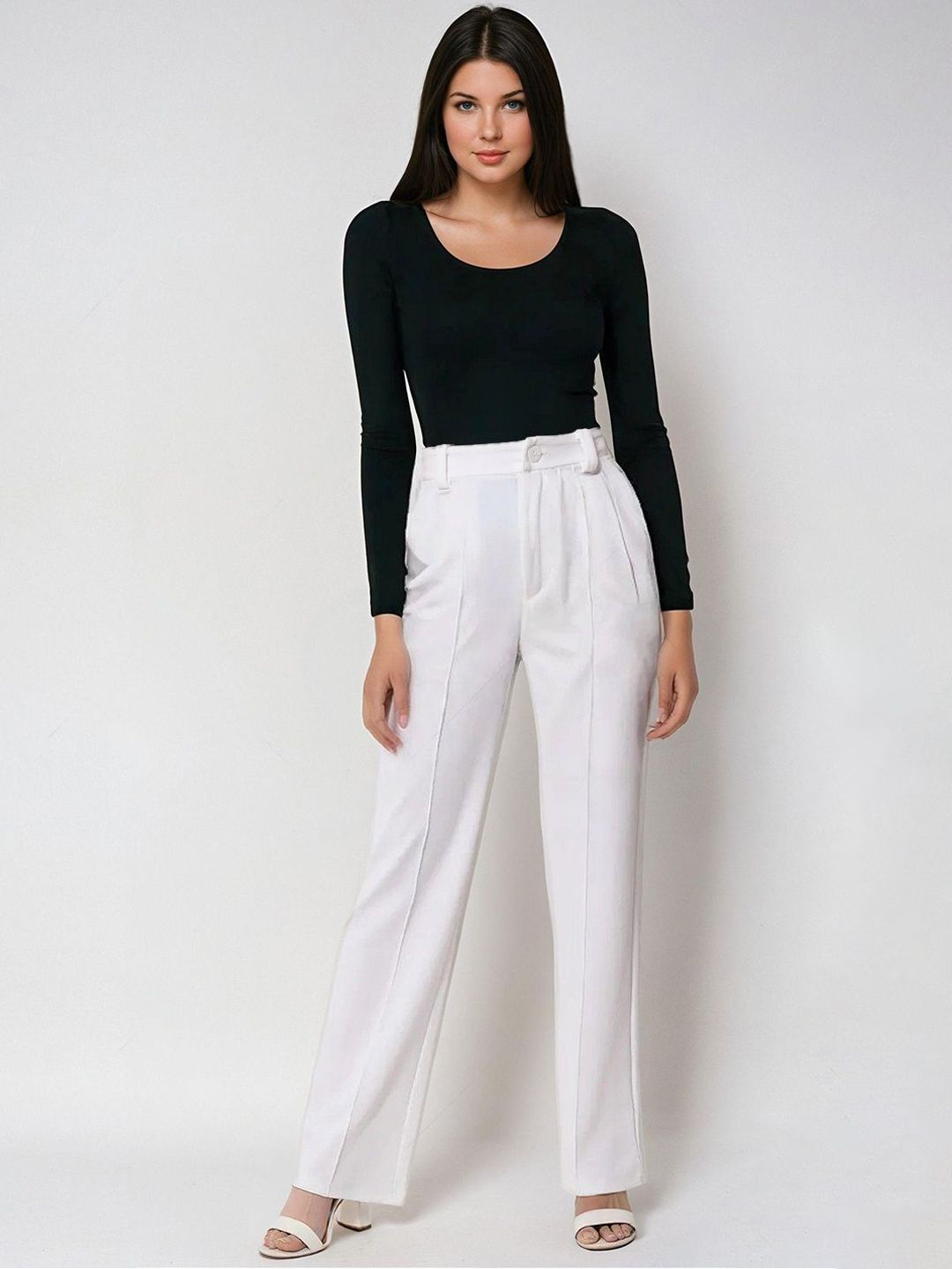 Kotty Scoop Neck Long Sleeves Thermal T-shirt With Trousers