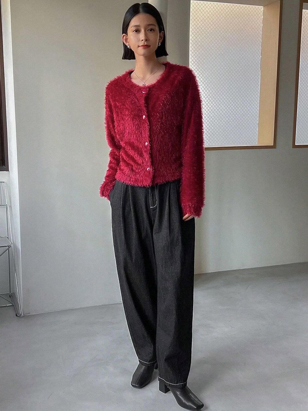 Kotty Women Straight Fit High-Rise Stretchable Jeans