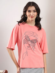 Kotty Women Printed T-shirt