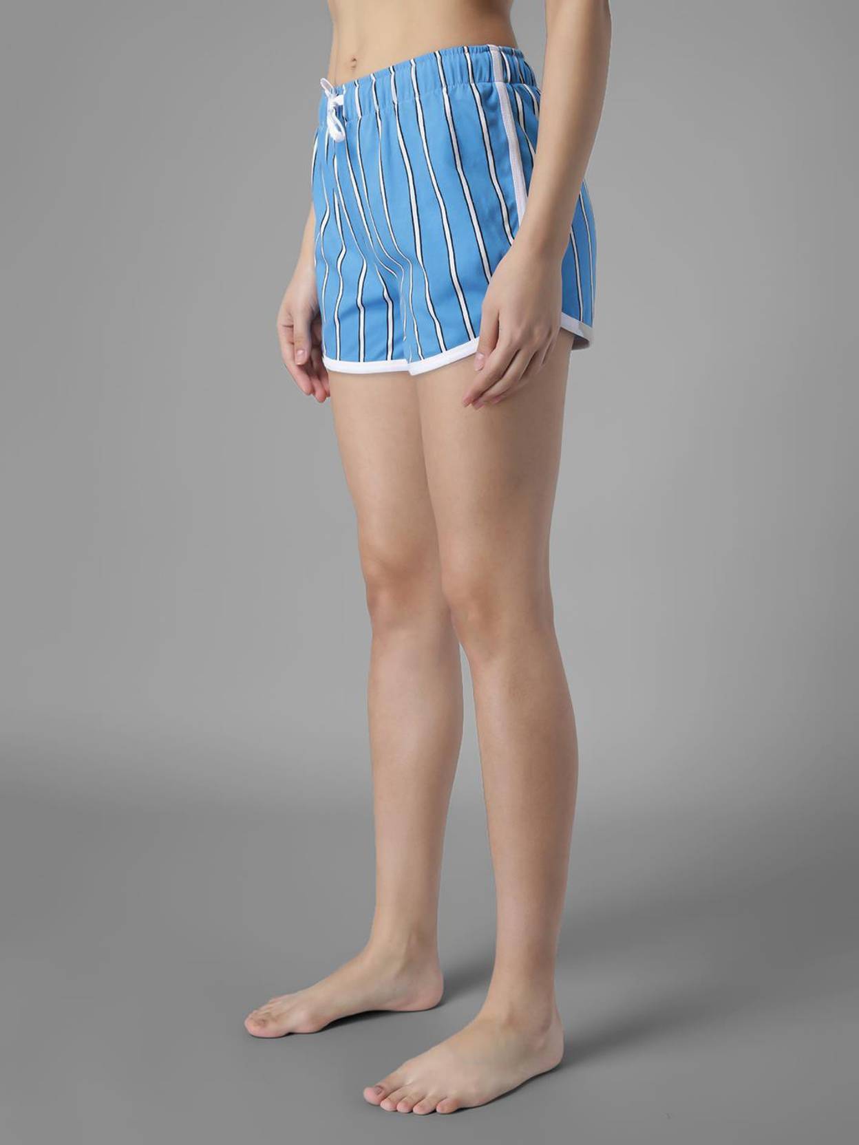 KOTTY  Printed Women Blue Night Shorts