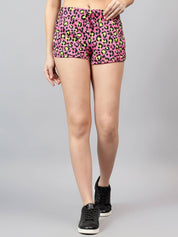 KOTTY  Printed Women Multicolor Casual Shorts
