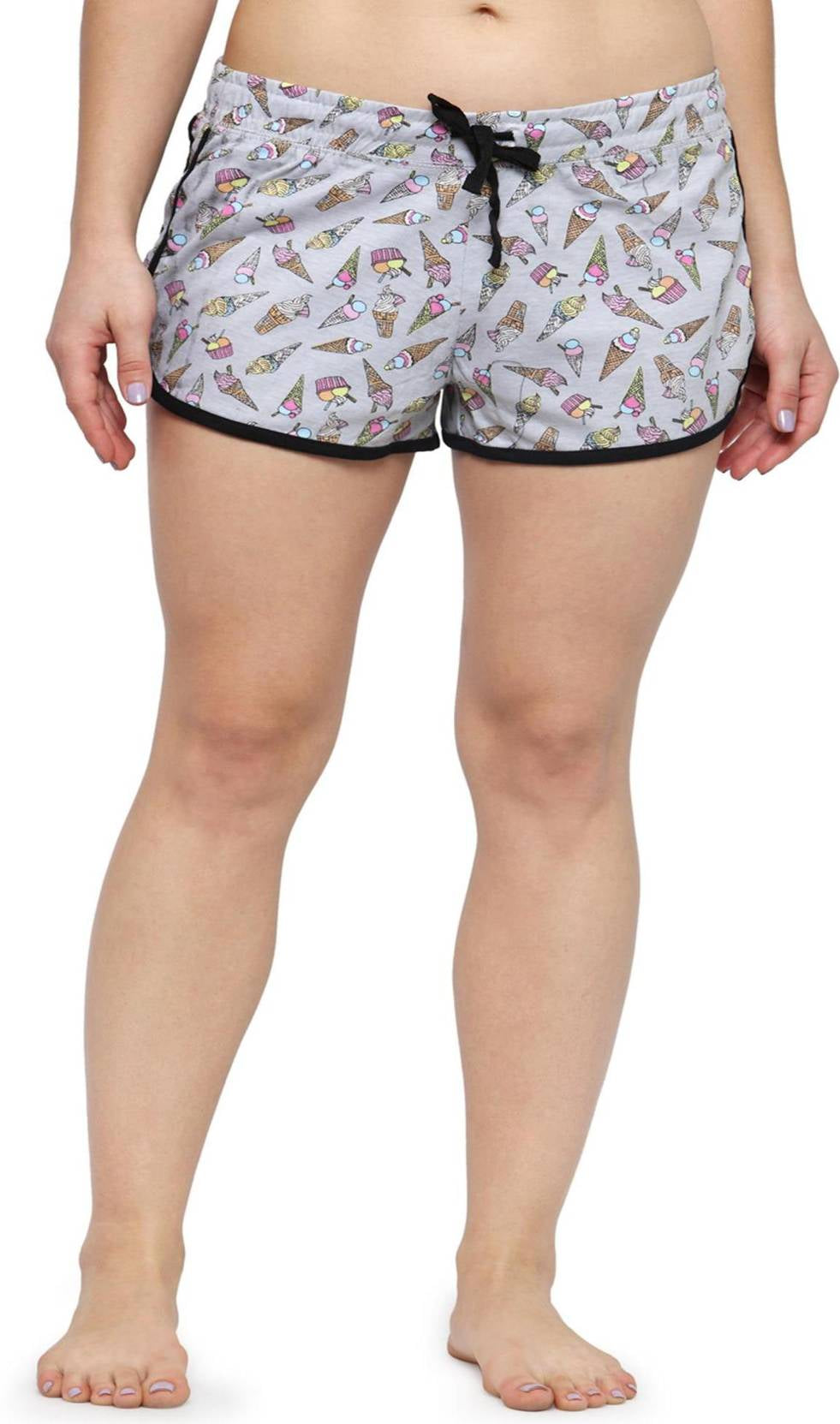 KOTTY Printed Women Multicolor Night Shorts