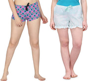 KOTTY Printed Women Multicolor Night Shorts
