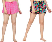 KOTTY Printed Women Multicolor Night Shorts