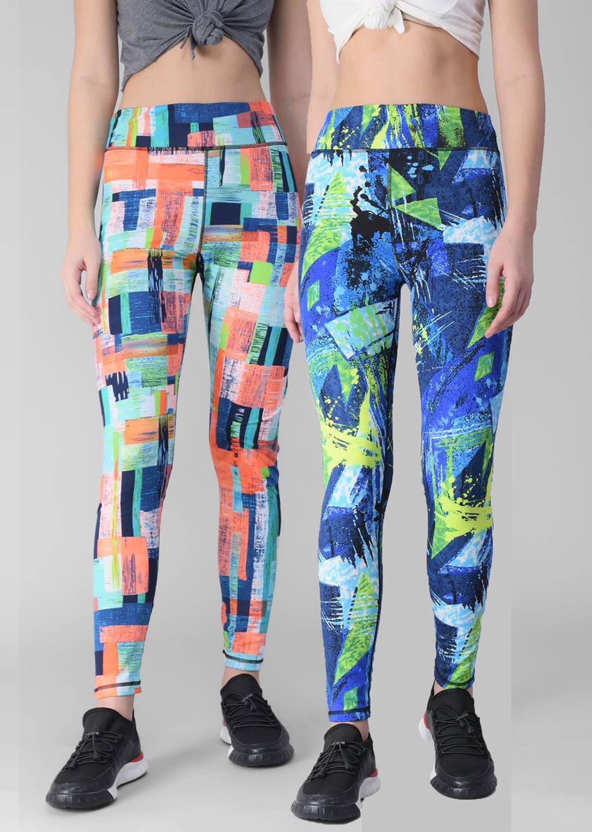 KOTTY Printed Women Multicolor Tights