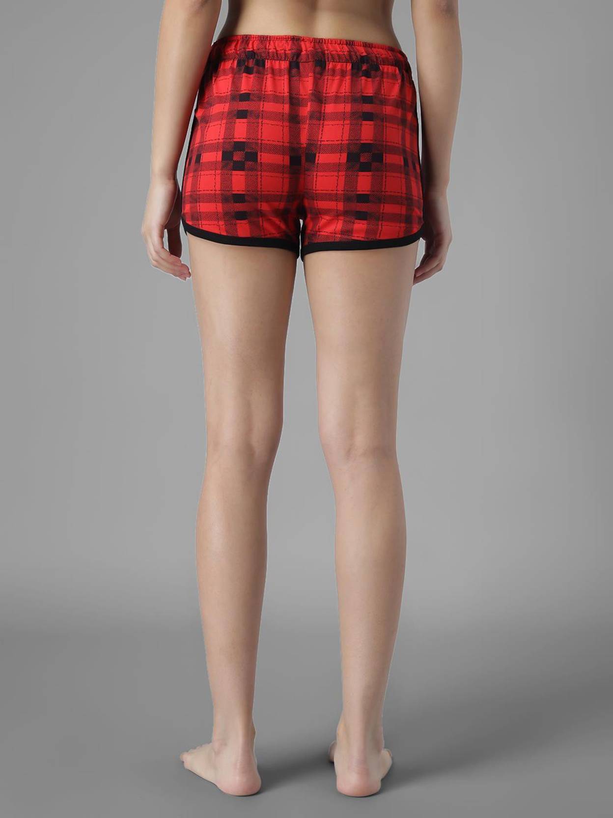KOTTY  Printed Women Red Night Shorts