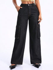 Kotty Women Jean Straight Fit High-Rise Stretchable Jeans