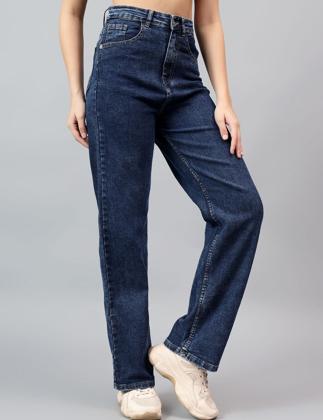 Kotty Women High-Rise Stretchable Cotton Jeans