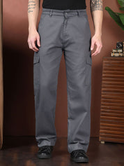 Kotty Men Relaxed Easy Wash Cargos Trousers