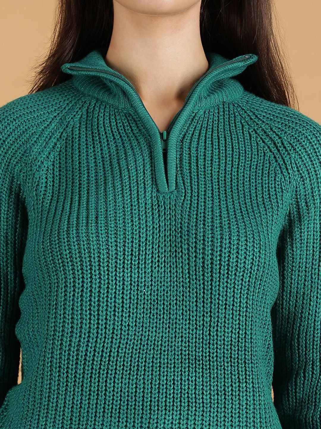 Kotty Women Half Zipper Cotton Pullover