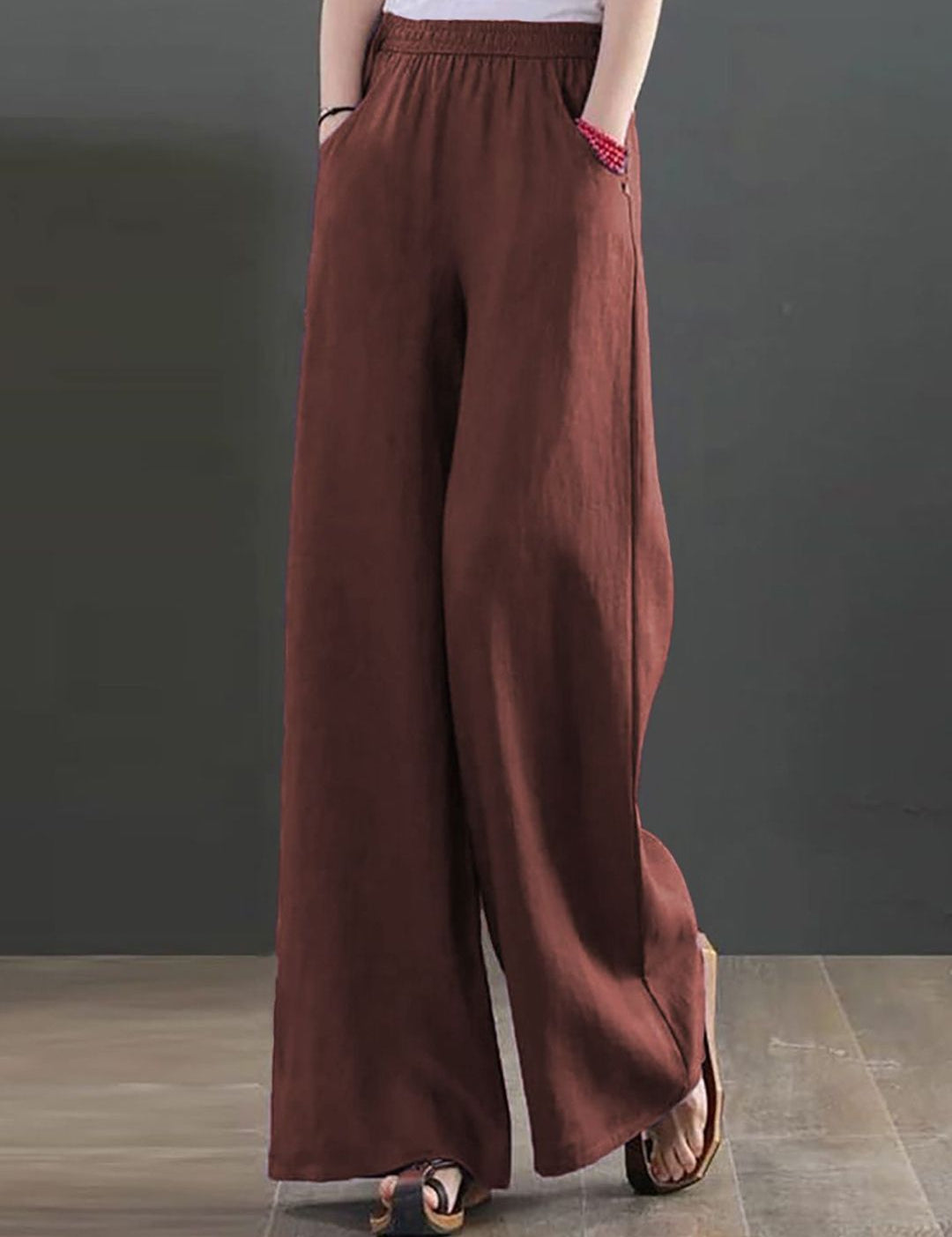 Kotty Women Loose Fit High-Rise Trousers