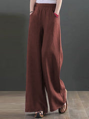 Kotty Women Loose Fit High-Rise Trousers